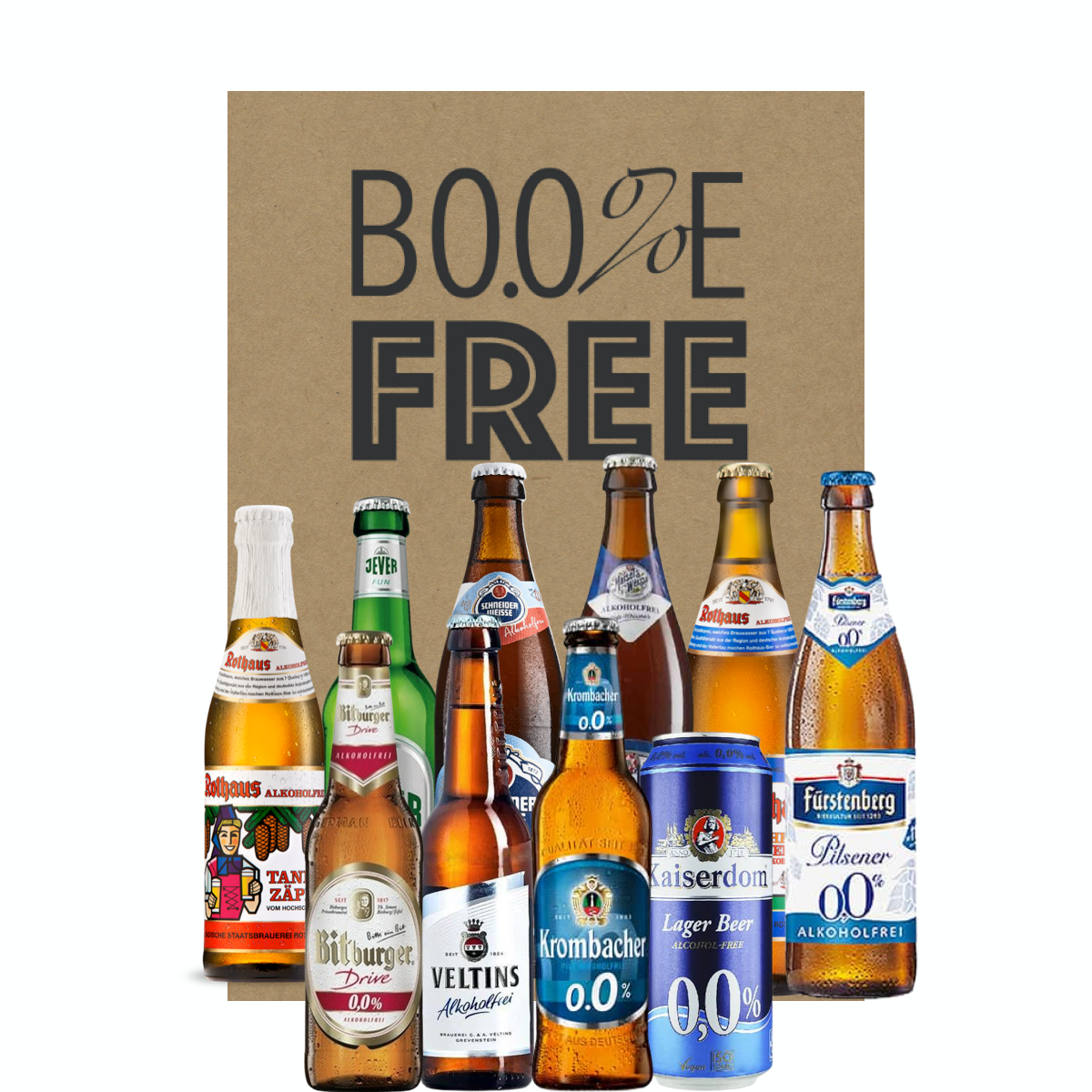Alcohol Free Bavarian Beer Mixed Case - 0.5%