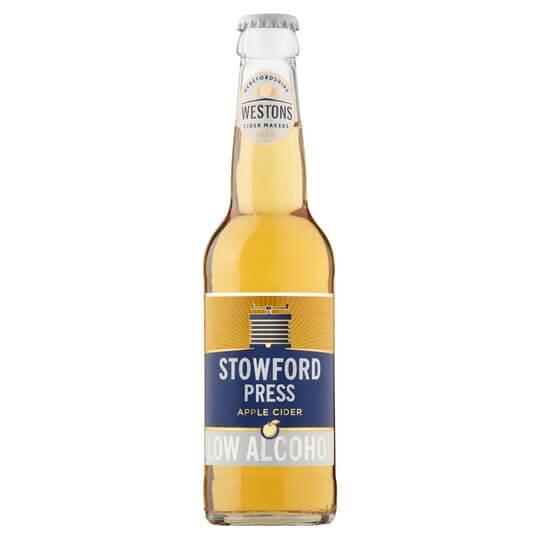 Stowford Press Low Alcohol Cider Alcohol Free 0.5% Bottle 330ml