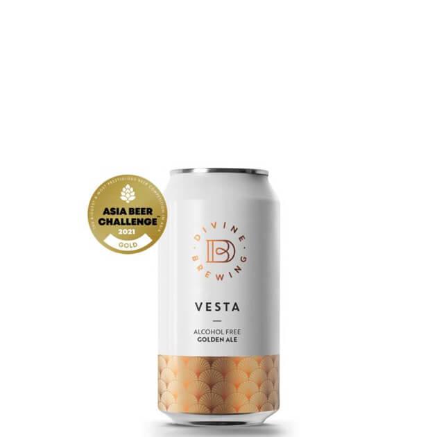 Divine Brewing Co Vesta Golden Ale Alcohol Free 0.5% Can 440ml