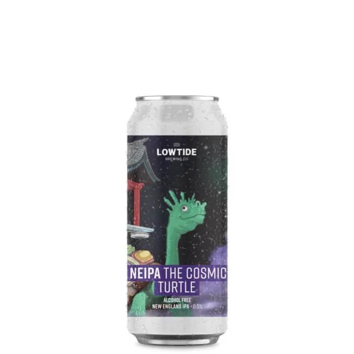 Lowtide NEIPA the Cosmic Turtle New England IPA Alcohol Free 0.5% Can 440ml