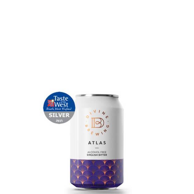 Divine Brewing Co Atlas English Bitter Alcohol Free 0.5% Can 330ml