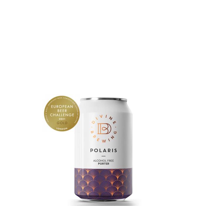 Divine Brewing Co Polaris Porter Alcohol Free 0.5% Can 330ml