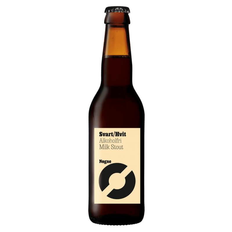 Nøgne Ø Svart Hvit Milk Stout Non Alcoholic 0.0% Bottle 330ml